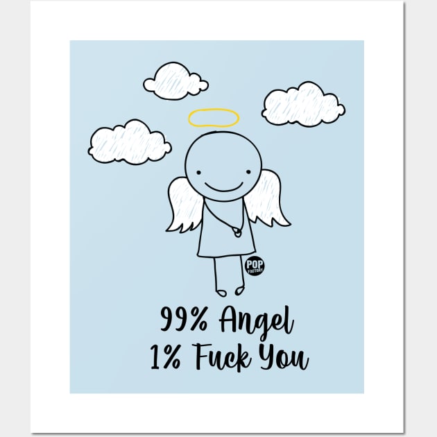 99% angel Wall Art by toddgoldmanart